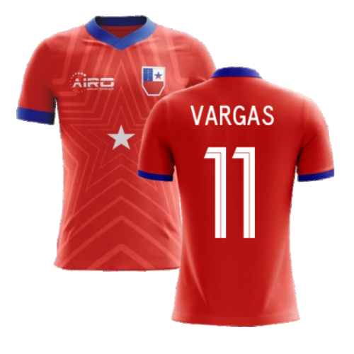 2024-2025 Chile Home Concept Football Shirt (Vargas 11) - Kids