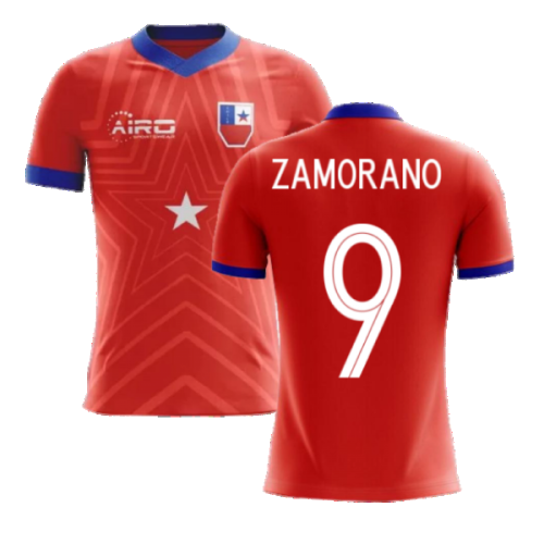 2024-2025 Chile Home Concept Football Shirt (ZAMORANO 9) - Kids