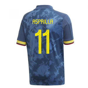 2020-2021 Colombia Away Adidas Football Shirt (Kids) (ASPRILLA 11)