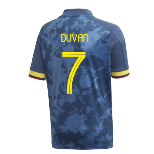 2020-2021 Colombia Away Adidas Football Shirt (Kids) (DUVAN 7)