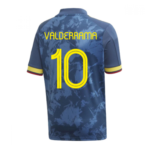 2020-2021 Colombia Away Adidas Football Shirt (Kids) (VALDERRAMA 10)