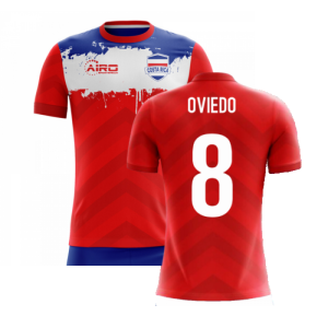 2024-2025 Costa Rica Airo Concept Home Shirt (Oviedo 8)