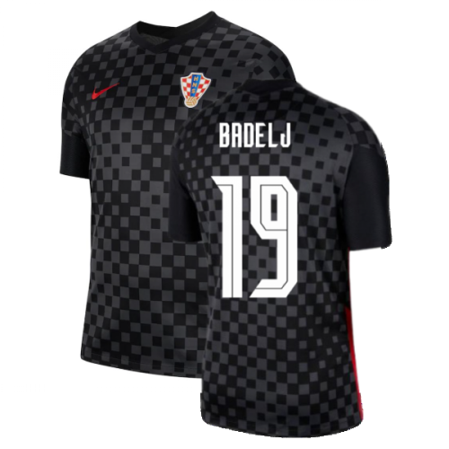 2020-2021 Croatia Away Nike Football Shirt (BADELJ 19)