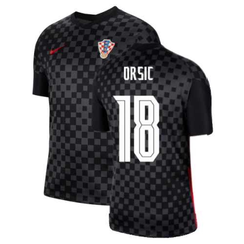 2020-2021 Croatia Away Nike Football Shirt (ORSIC 18)