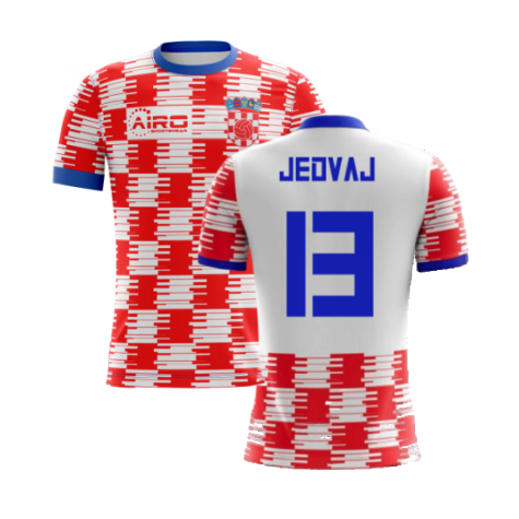 2025-2026 Croatia Home Concept Shirt (Jedvaj 13) - Kids