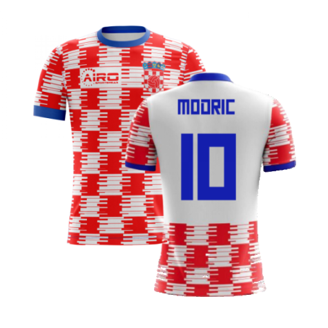 2024-2025 Croatia Home Concept Shirt (Modric 10) - Kids