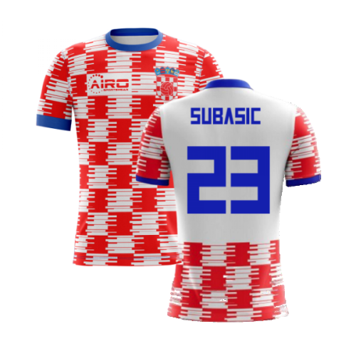 2024-2025 Croatia Home Concept Shirt (Subasic 23) - Kids