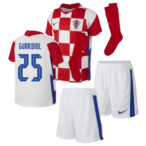 2020-2021 Croatia Home Mini Kit (GVARDIOL 25)