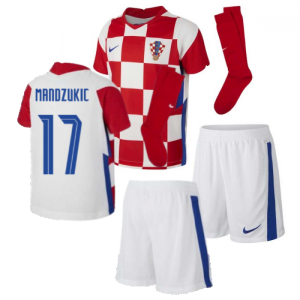 2020-2021 Croatia Home Mini Kit (MANDZUKIC 17)