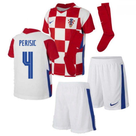 2020-2021 Croatia Home Mini Kit (PERISIC 4)