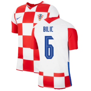 2020-2021 Croatia Home Nike Football Shirt (BILIC 6)