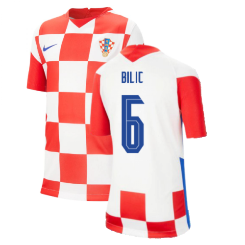 2020-2021 Croatia Home Nike Football Shirt (Kids) (BILIC 6)