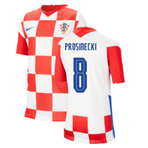 2020-2021 Croatia Home Nike Football Shirt (Kids) (PROSINECKI 8)