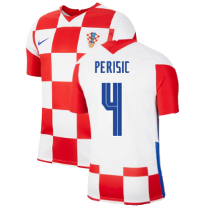 2020-2021 Croatia Home Nike Football Shirt (PERISIC 4)