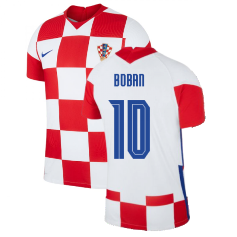 2020-2021 Croatia Home Nike Vapor Shirt (BOBAN 10)