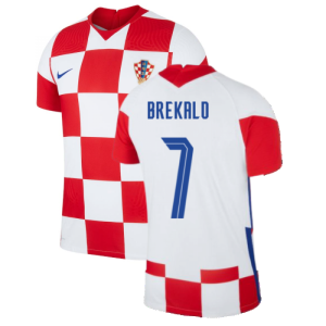 2020-2021 Croatia Home Nike Vapor Shirt (BREKALO 7)