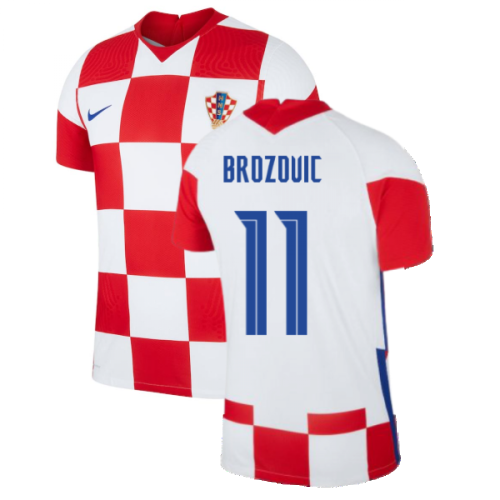 2020-2021 Croatia Home Nike Vapor Shirt (BROZOVIC 11)