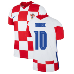 2020-2021 Croatia Home Nike Vapor Shirt (MODRIC 10)