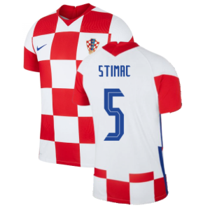 2020-2021 Croatia Home Nike Vapor Shirt (STIMAC 5)