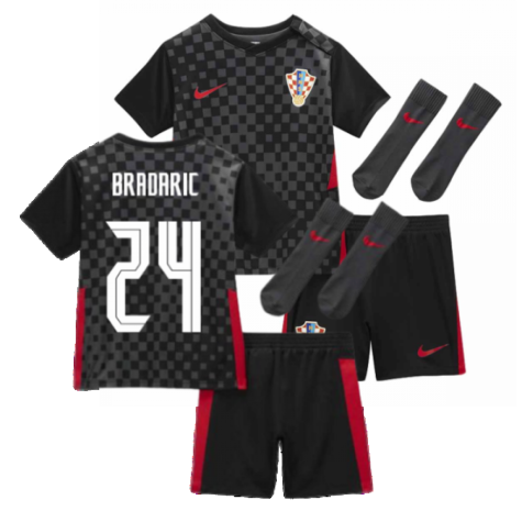 2020-2021 Croatia Little Boys Away Mini Kit (BRADARIC 24)