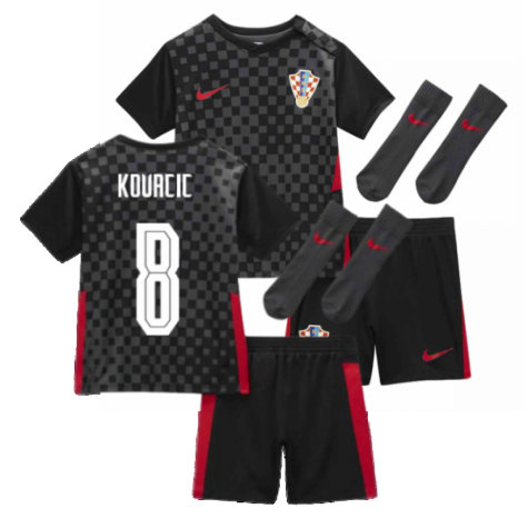 2020-2021 Croatia Little Boys Away Mini Kit (KOVACIC 8)