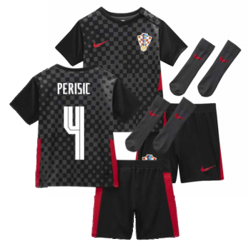 2020-2021 Croatia Little Boys Away Mini Kit (PERISIC 4)