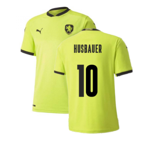 2020-2021 Czech Republic Away Puma Football Shirt (Kids) (HUSBAUER 10)