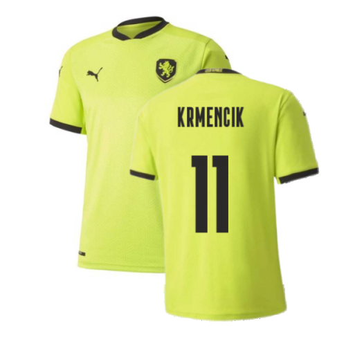 2020-2021 Czech Republic Away Puma Football Shirt (Kids) (KRMENCIK 11)