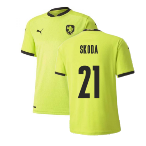 2020-2021 Czech Republic Away Puma Football Shirt (Kids) (SKODA 21)