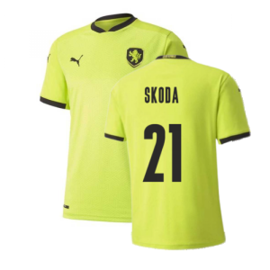 2020-2021 Czech Republic Away Puma Football Shirt (SKODA 21)