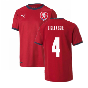 2020-2021 Czech Republic Home Shirt (Kids) (G SELASSIE 4) 2020-2021 Czech Republic Home Shirt (Kids) (G SELASSIE 4)