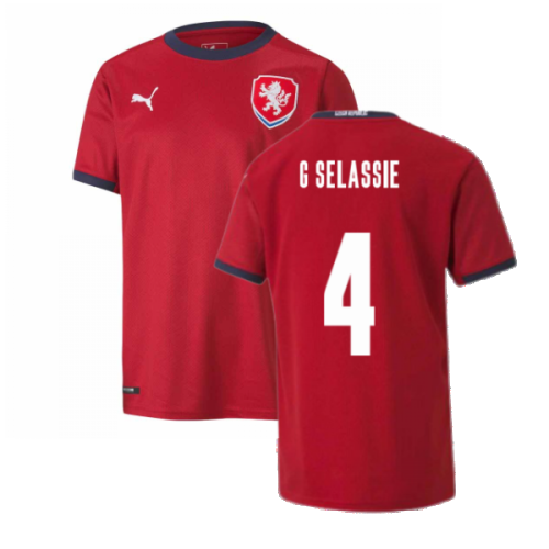 2020-2021 Czech Republic Home Shirt (Kids) (G SELASSIE 4)