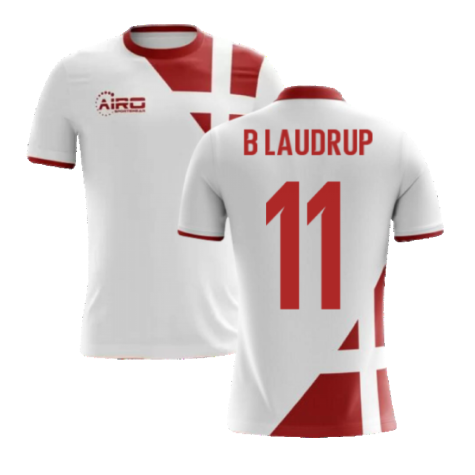 2024-2025 Denmark Away Concept Football Shirt (B Laudrup 11) - Kids