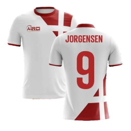 2024-2025 Denmark Away Concept Football Shirt (Jorgensen 9) - Kids