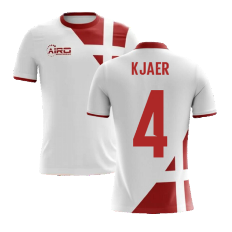 2024-2025 Denmark Away Concept Football Shirt (Kjaer 4) - Kids