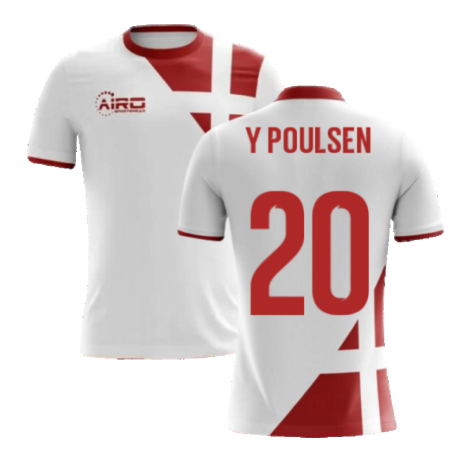 2024-2025 Denmark Away Concept Football Shirt (Y Poulsen 20)