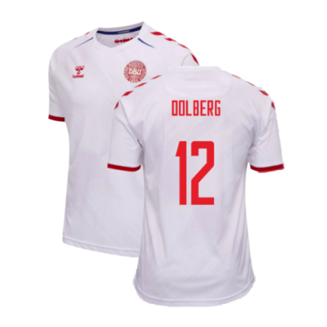 2020-2021 Denmark Away Shirt (DOLBERG 12)