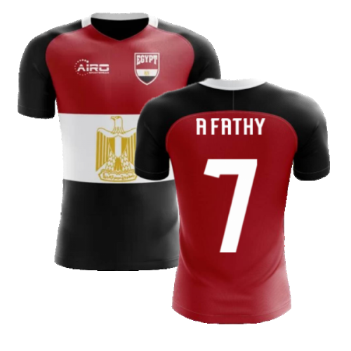 2024-2025 Egypt Flag Concept Football Shirt (A Fathy 7) - Kids