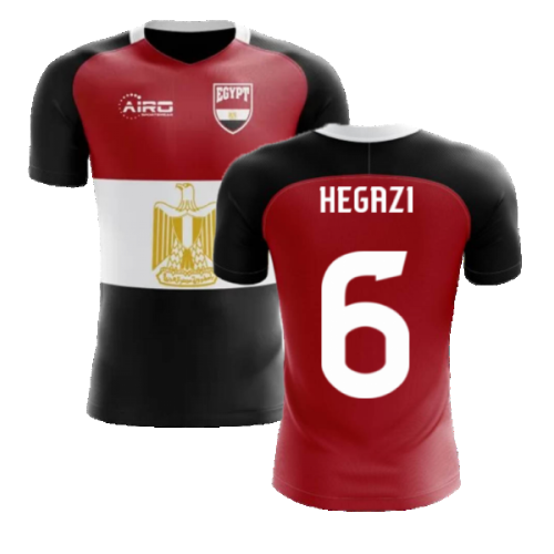 2024-2025 Egypt Flag Concept Football Shirt (Hegazi 6) - Kids