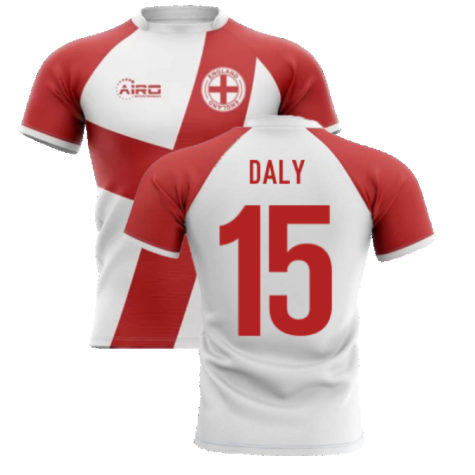 2024-2025 England Flag Concept Rugby Shirt (Daly 15)