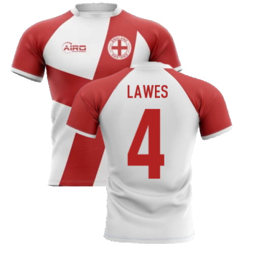 2024-2025 England Flag Concept Rugby Shirt (Lawes 4)