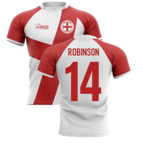 2024-2025 England Flag Concept Rugby Shirt (Robinson 14)