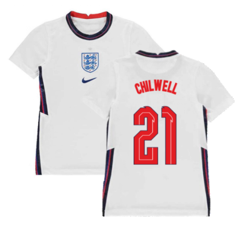 2020-2021 England Home Nike Football Shirt (Kids) (Chilwell 21)