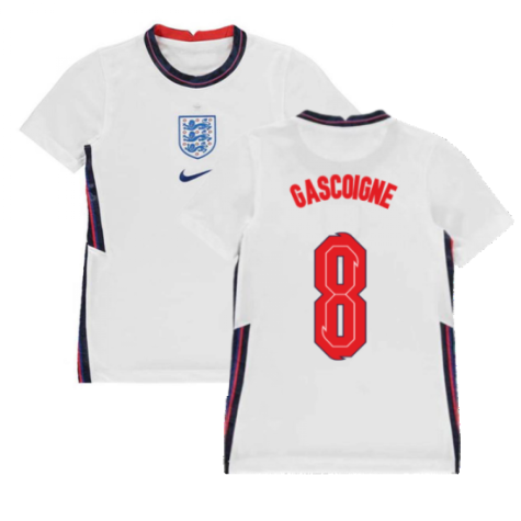 2020-2021 England Home Nike Football Shirt (Kids) (GASCOIGNE 8)