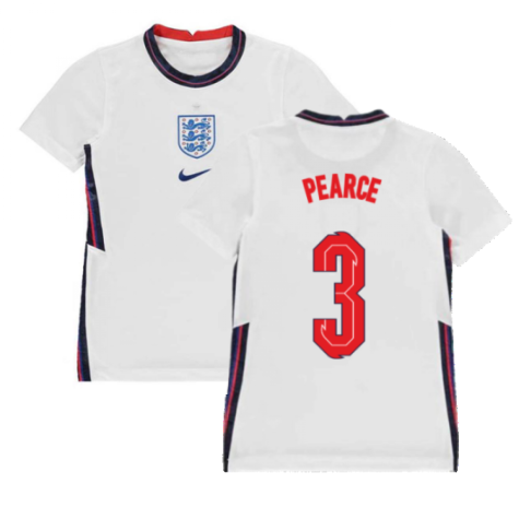 2020-2021 England Home Nike Football Shirt (Kids) (PEARCE 3)