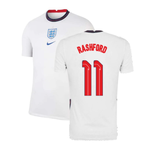 2020-2021 England Home Nike Football Shirt (Rashford 11)