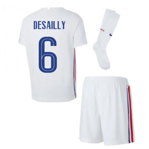 2020-2021 France Away Nike Little Boys Mini Kit (DESAILLY 6)