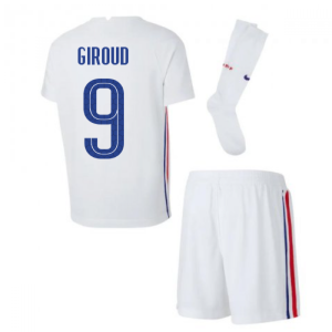 2020-2021 France Away Nike Little Boys Mini Kit (GIROUD 9)