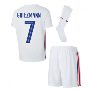 2020-2021 France Away Nike Little Boys Mini Kit (GRIEZMANN 7)