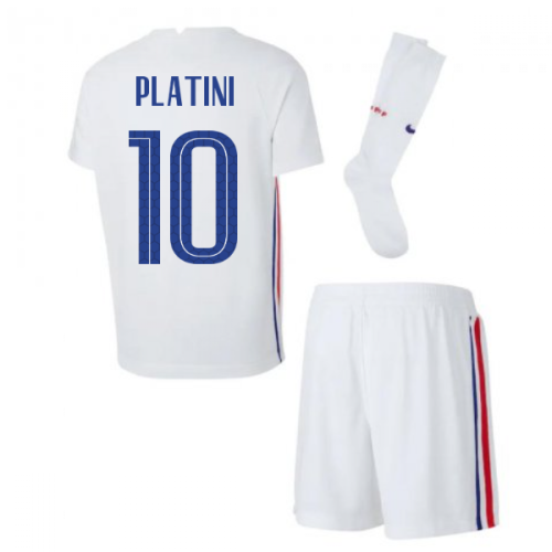 2020-2021 France Away Nike Little Boys Mini Kit (PLATINI 10)